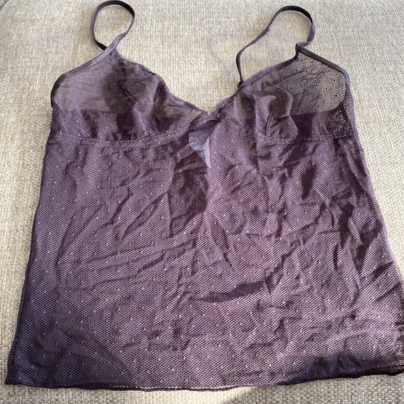 BODAS Swiss dot mesh cami camisole bralet tank tank S small - Picture 2 of 4